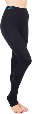 CzSalus Lipedema Lymphedema, POTS Support high Compression Leggins K2=25-30 mmHg - Black, L