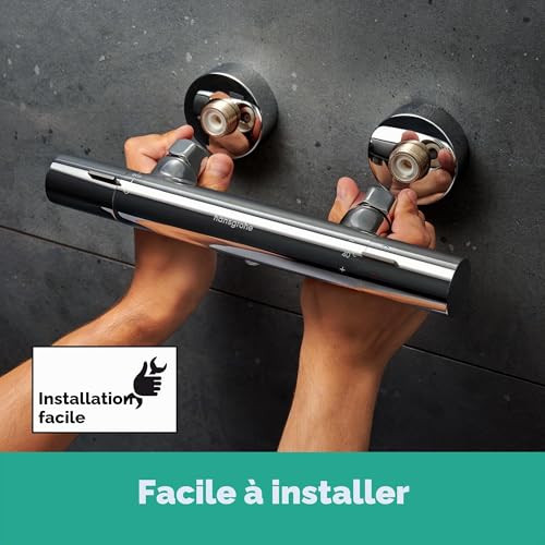 Mitigeur de douche avec arrêt de sécurité SafetyStop hansgrohe - 4