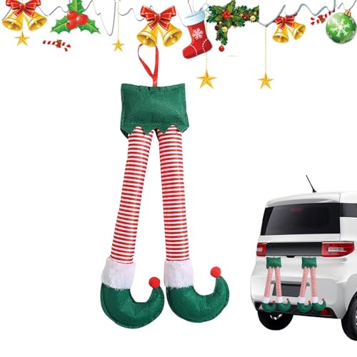 Piernas de Auto-decoración de Navidad, piernas de para Tronco-Autos-Tronco navideño de automóviles de automóviles de Auto-entrantes decoración para árbol de Navidad, Chimenea, Puerta de au