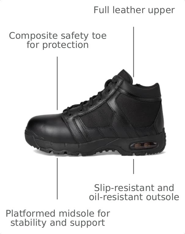 Image of Original S.W.A.T. Metro 5 inch Side Zip Safety Toe