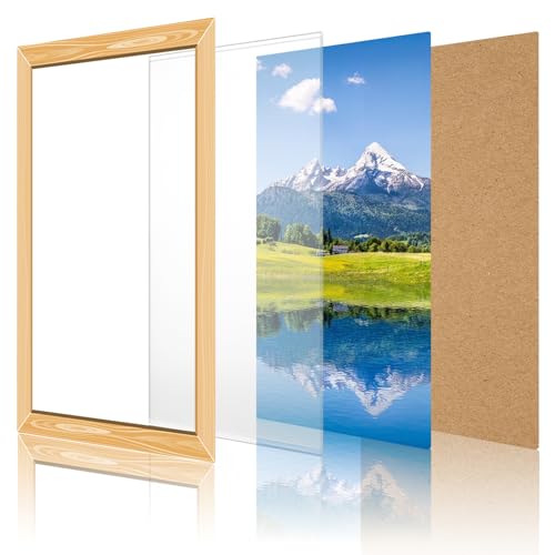 GBACHOOSE 2 Stück Acrylglas Platte 30x20 cm, Acrylglas 4mm, Acrylplatte Transparent, Kunststoffplatte für Laserschneiden, Fotorahmen, Projektausstellung, Tischaufsteller