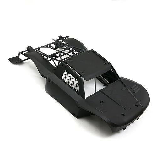 FLMLF Rc Car Body Shell Roll Cage Completely Set for 1/5 Losi 5ive T Rofun Rovan LT King Motor X2 Truck Parts (Black)
