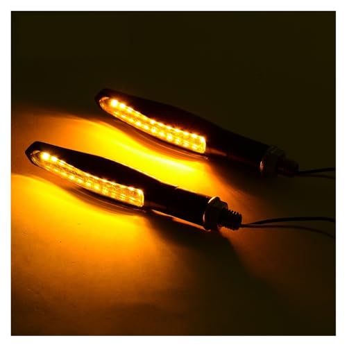 Indicateur de virage ambre LED moto universel clignotant défilant
