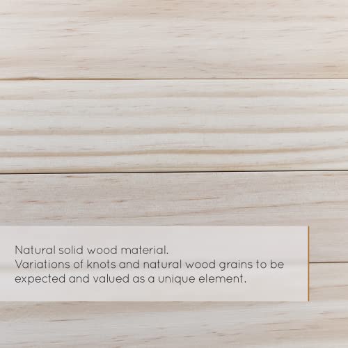 Homeforia Rustic Farmhouse Floating Shelves, Bathroom Wooden Shelves For Wall Mounted, Thick Industrial Kitchen Wood Shelf - 24 X 6.5 X 1.75 Inch - Set Of 2 - Unfinished - No Stain - Diy #TOP5