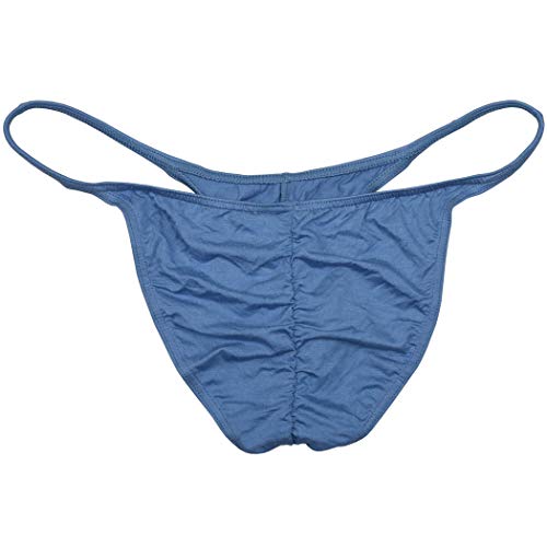 OROCOJUCO Men's Modal Cheeky Briefs Brazilain Bikini Underwear Ruched Back Skimpy Swimwear3