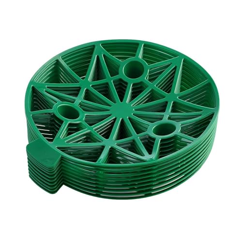 10 Pack Melon Cradle Support Stands - Durable Plastic Garden Trellis for Watermelons, Pumpkins, Cantaloupes, and Honeydew - Secure Plant Support for Healthy Growth