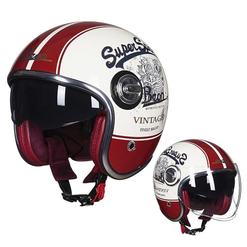 Casque de moto cool anti-éblouissement avec double visière pour vélo de rue