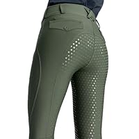 Pantaloni Da Equitazione Donna A Vita Alta | Con Tasca Per Cellulare, Comodi E Sportivi Per Cavallo E Tempo Libero - Foto 3