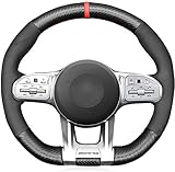 🚘 SCHUTZ: Es verbessert das Aussehen von alten oder schmutzigen Lenkrädern. Es dauert hervorragend Jahr für Jahr. Mit seiner Haltbarkeit, und erschwinglichen Preis ist das Lenkrad Abdeckung ideal für einige Selbst-Nachsicht, die Sie verdienen.