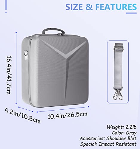 Hastraith Carrying Case For Psvr2 Console, Travel Bag With Built-In Zippered Pocket For Store Small Accessories, Portable Handbag With Shoulder Strap For Psvr2 Controller #TOP4