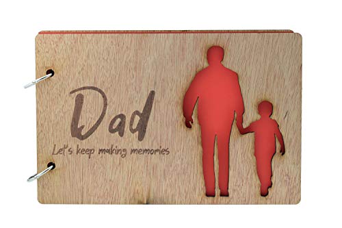 Álbum de recortes para papá e hijo – Papá, sigamos creando recuerdos, ideal para el Día del Padre, cumpleaños y Navidad (Way-bookdadb) miniatura 1