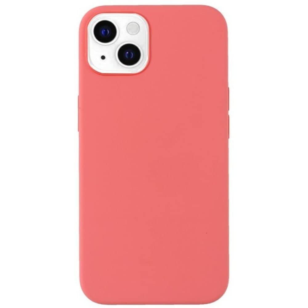 Coque iPhone 13 flexible et antichoc en silicone rouge doux