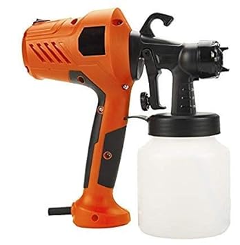 dxent High-Pressure Electric Air Proof Spray Gun Machine for Painting Cars, Wood, Furniture, Wall and Woodworking / 400WElectric HVLP Paint Sprayerwith 800ml Detachable Container (25 X 20 cm)