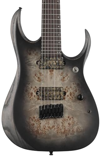 Ibanez Axion Label RGD71ALPA-CKF Charcoal Burst Black Stained Flat - Ibanez E-Gitarre