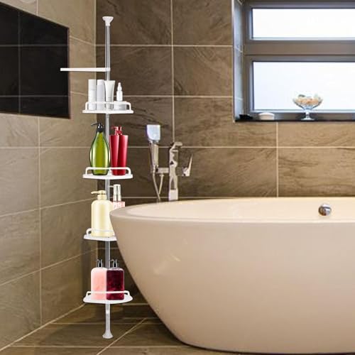 Support organisateur d'angle de salle de bain meuble de douche - 8