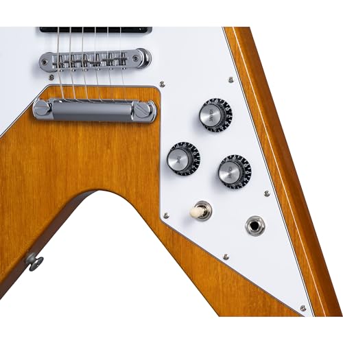 Gibson 70s Flying V Antique Natural – Guitare Électrique - Les Beatles, Paul McCartney, John Lennon, RIngo Starr, George Harrison Gibson 70s Flying V Antique Natural - Guitare Électrique – Image 7
