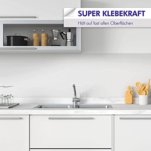Wandschutzfolie 5m Rolle - gegen Verschmutzung - Tierkot - Spritzer - Spritzschutz - Schutz für Wände, Möbel, Haus, Büro, Schule, Kindergarten 31,5 cm