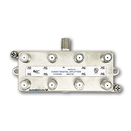 Amphenol 8-Way Digital Splitter MoCA 2.5 ABS318H Silver