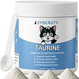 Taurine for Cats, Cat Taurine Supplement for Heart, Vision, Skin & Coat and Immune Support Unflavored Taurine Powder for All Ages Including Kittens – 6 oz