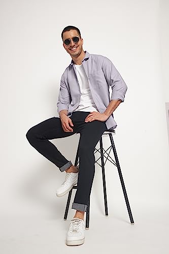 Image of SWADESI STUFF Ragular Fit Full Sleev Solid Casual Regular Fit Shirt For Men