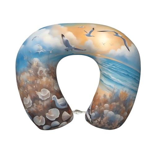 Almohada de viaje espuma viscoelástica tamaño ajustable miniatura 1