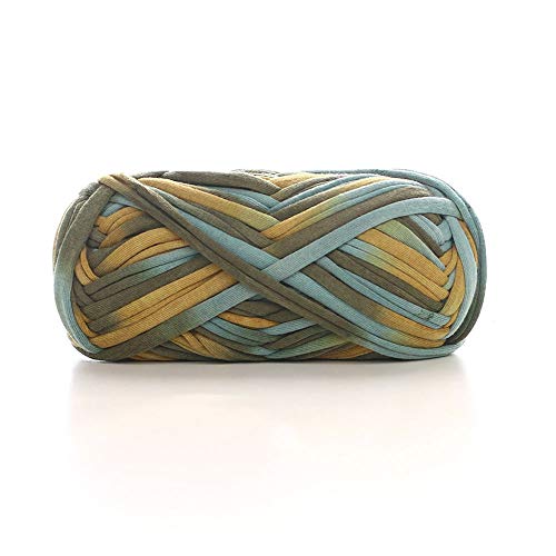 FAU Yarn T-Shirt Yarn, 100g, Blue, Polyester, 2cm Width