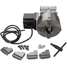 CNC Gearbox Router Rotary A 4th Axis 4 Jaw 130mm Chuck Reducing Ratio 201 Engraving Machine