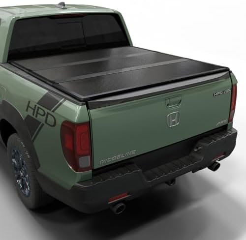 Toptiny Hard Folding Truck Bed Tonneau Cover |HTF039|Fits 2017-20...