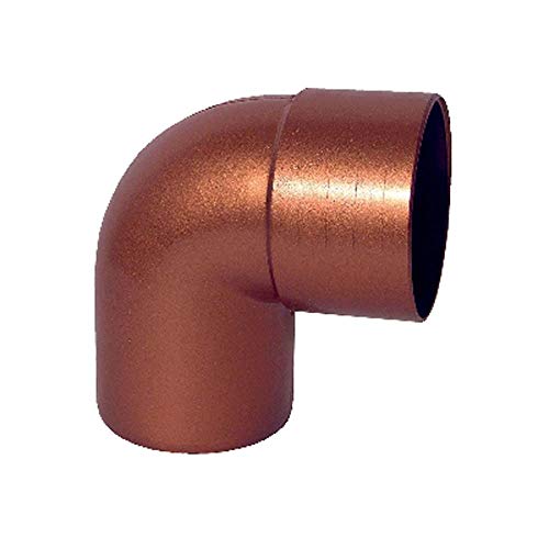 Curva PLUVIALE 90 Gradi Diametro 100 Rame Antico