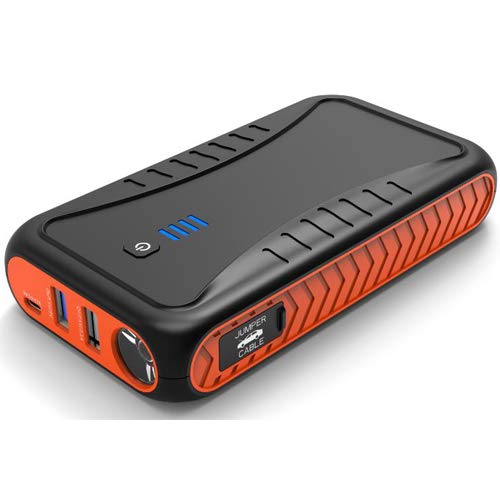 CARKU Epower-171 12V 8000mAH (29,6 WH) Ayuda de Arranque de Emergencia Multifunción Luz LED Brújula Modo SOS Power Bank Q3.0 Carga rápida Fuente de alimentación del automóvil