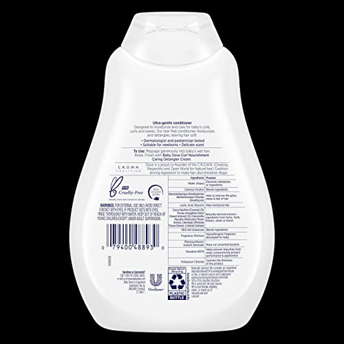 Dove, Baby Dove Textured Conditioner Curly Hair, 13 Fl Oz #TOP1