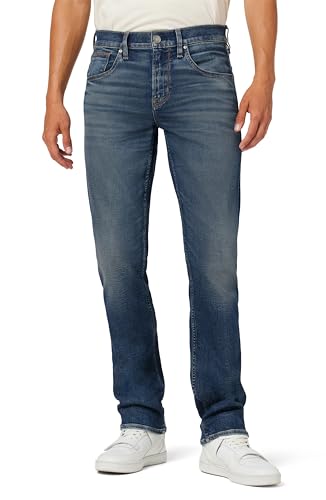 Jean droit Hudson Byron slim fit pour homme en denim haut de gamme