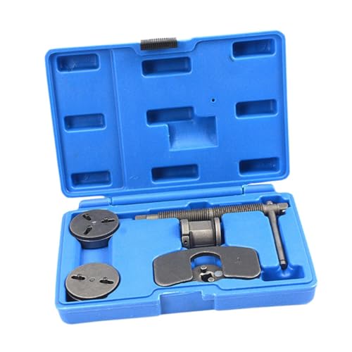 Okiyakusama Adaptador de pistón de Freno Ajustable, Herramienta de compresor de Retroceso de pistón de Freno, Herramientas de Freno, con Caja de Almacenamiento