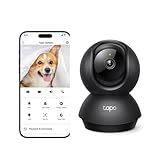 Tapo TP-Link Smart Home Security Wi-Fi Camera, Baby Monitor, 1080p, 360°, Free AI Tracking, Motion & Person Detection, Notification, Night Vision, SD Card, Voice Control, No hub Required(Tapo C201)