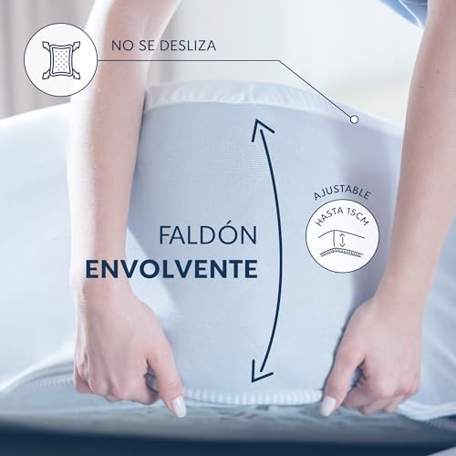 Miniatura 4 de Dreamzie - Cubre Colchon 80x160 Cm - Impermeable Y Resistente - Protector Colchon 80x160 Cm - Protección Óptima Y Transpirable