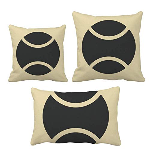 Coussin de baseball géométrique housse de décoration maison - 2