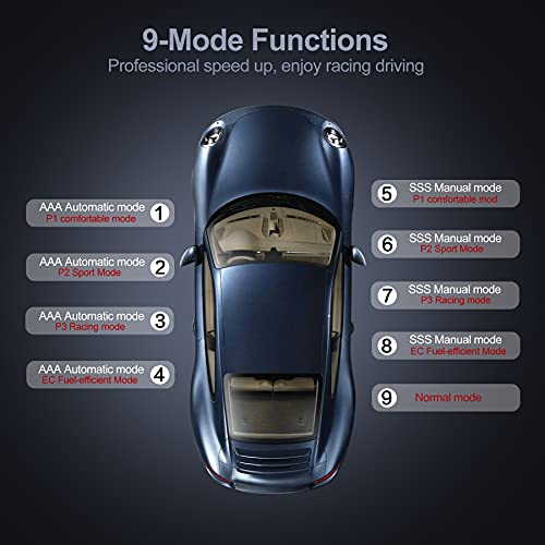 Throttle Response Controller, 9 Drive 9-Mode Electronic Throttle Controller Universal Fit for Dodge RAM Jeep Maseratti Chrysler