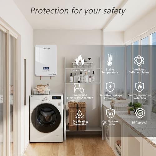 Instant-Electric-Water-Heater-240V-65kWTankless-Water-Heater-for-Kitchen-with-Self-Modulating-TechnologyTankless-On-Demand-Water-HeaterElectric-Hot-Water-Heater-For-SinkOverheating-Protection