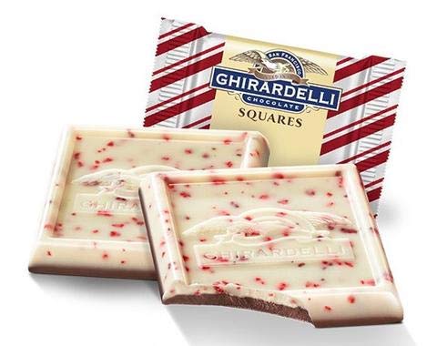Peppermint Bark Squares, Mini Bag, Christmas Chocolate Candy Stocking Stuffers for Men or Women, Pack of 3.83 Ounces Each (Mini Bars)