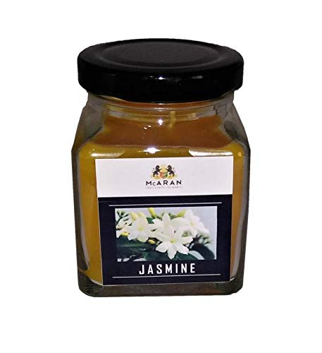Glitters Scented Reusable JAR Candle with Jasmine Fragrance- Made in Thailand, SPA/Saloon Candles, Decorate Your House, Office, Cafe, Birthday Gifts, Events, Party, House Warming Candles
