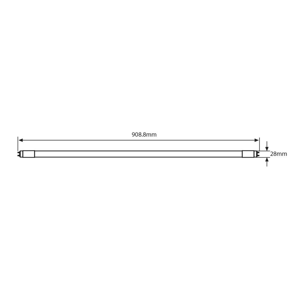 Noxion LED Röhre T8 Avant Extreme 11.2W 1575lm 830 Warmweiß 90cm Ersatz Für 30W