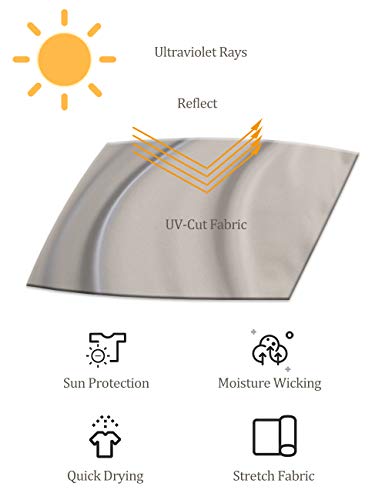 Boladeci Mens Long Sleeve Upf 50+ Lightweight Breathable Quick Dry Crew Neck Sun Shirts For Men Outdoor Boating, Gardening, Running, Swiming (Gray) #TOP5