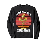 Vintage I Pair Well With Safflower Plant Lover