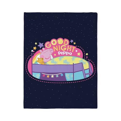 CafePress Peppa Pig: Good Night Peppa Twin Duvet Cover, Printed Comforter Cover, Unique Bedding,