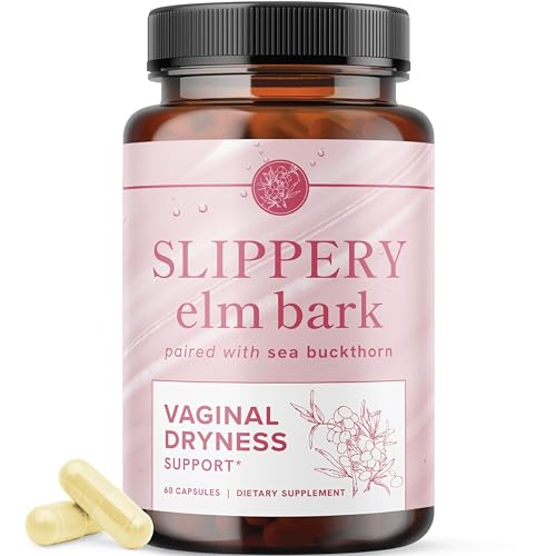 Vaginal Moisture & Vaginal Dryness Support | Slippery Elm Bark & ...