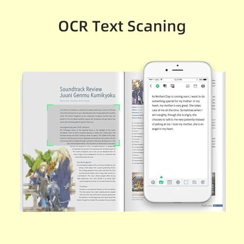 Examples of various printing templates available in the app