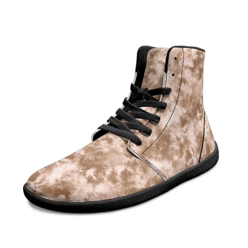 Binienty Women Men High Top Minimalist Barefoot Shoes Zero Drop Sole Outdoor Ankle Boot Shoes - Main Image