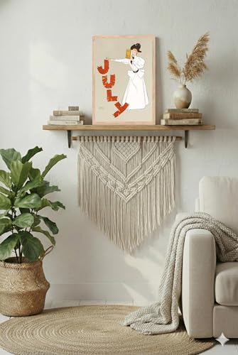 Image of BLINKART Vintage Portrait Aesthetic Modern Art Walls With Frame | Natural Wood Texture | Living Room Bedroom Office Wall Decoration | Poster Home Decor Frames Wall Bedroom | 12x8 Inches (D398)