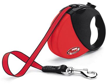 Nobby Flexi Compact Comfort Mini Lead Roap for Dog, 3 m, Red