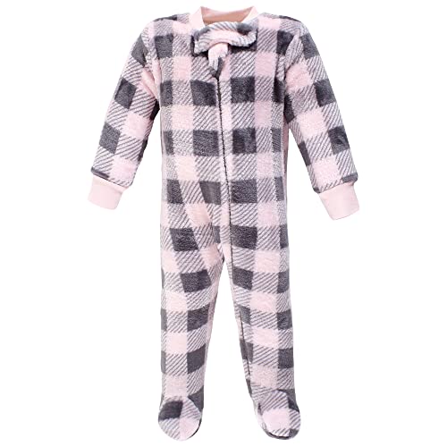 Hudson Baby Unisex Baby Plush Sleep And Play, Pink Moose, 6-9 Months #TOP3